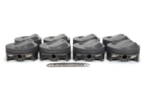 Piston - Elite Sportsman - Forged - 4.600 in Bore - 0.043 x 0.043 x 3 mm Ring Grooves - Plus 47.10 cc - Big Block Chevy - Set of 8