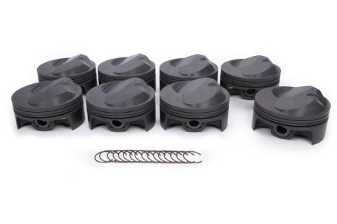 Piston - Elite Sportsman - Forged - 4.610 in Bore - 0.043 x 0.043 x 3 mm Ring Grooves - Plus 47.10 cc - Big Block Chevy - Set of 8