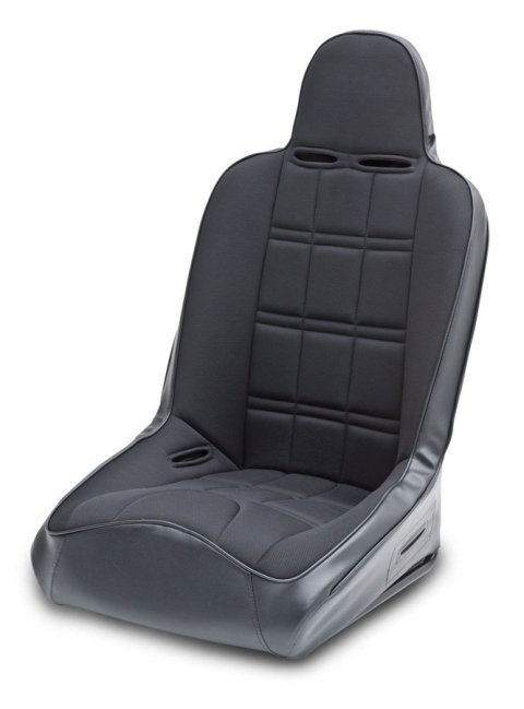 Seat - Nomad - Hip Bolsters - Harness Openings - Cloth / Vinyl - Black - Each