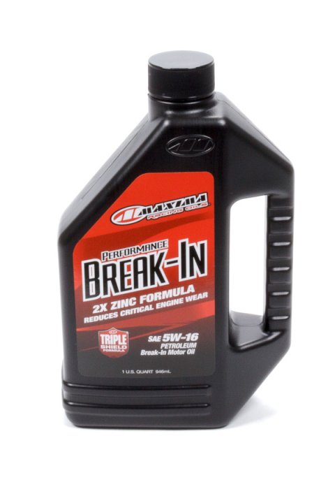 Motor Oil - Performance Break-In - High Zinc - 5W16 - Conventional - 1 qt Bottle - Each