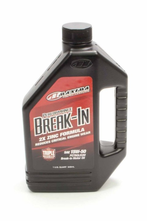 Motor Oil - Performance Break-In - High Zinc - 15W50 - Conventional - 1 qt Bottle - Each