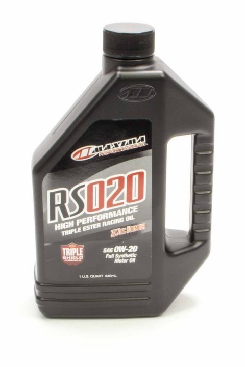 Motor Oil - RS - 0W20 - Synthetic - 1 qt Bottle - Each