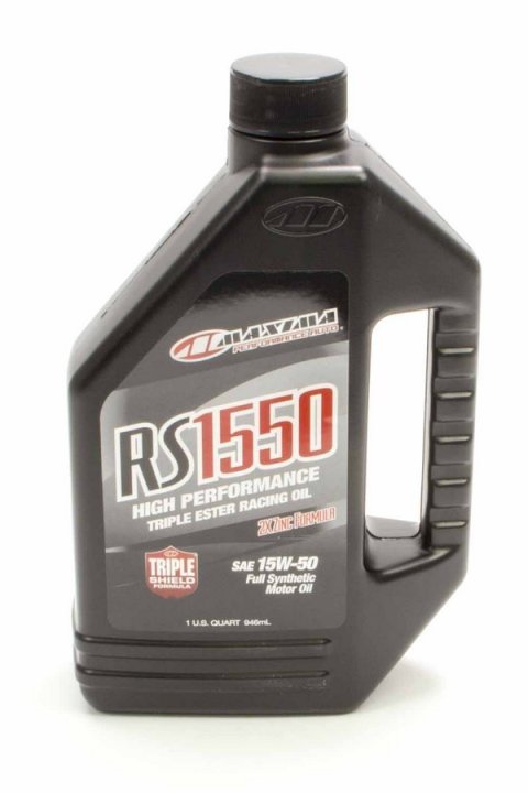 Motor Oil - RS - 15W50 - Synthetic - 1 qt Bottle - Each