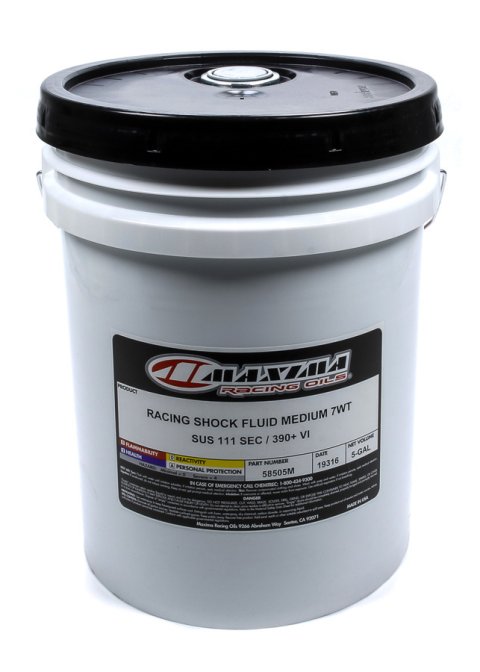Shock Oil - Shock Fluid - 7WT - Semi-Synthetic - 5 gal Bucket - Each