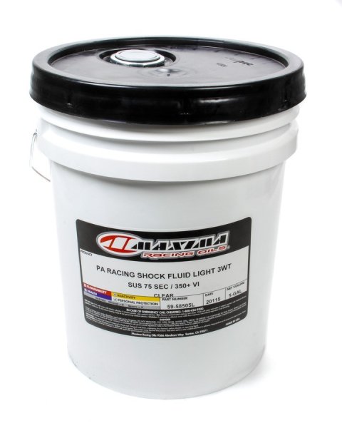 Shock Oil - Shock Fluid - 3WT - Semi-Synthetic - 5 gal Bucket - Each