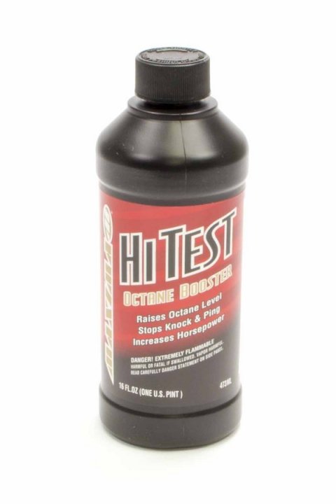 Fuel Additive - Hi Test - System Cleaner - Octane Booster - 16 oz Bottle - Ethanol / Gas / Methanol / Nitro - Each