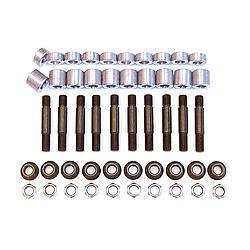 Wheel Stud - Drive Stud Kit - 5/8-18 in Thread - 3.000 in Long - Screw-In - Steel - Black Oxide - Kit