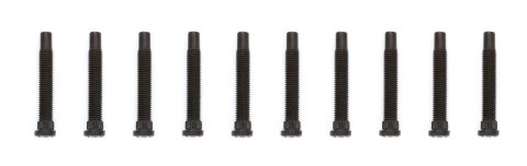 Wheel Stud - 5/8-11 in Thread - 4.000 in Long - 0.685 in Knurl - Steel - Black Oxide - Moser Hubs - Set of 10