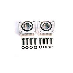 C-Clip Eliminator Kit - Bearings / Gaskets / Hardware Included - Aluminum - Natural - Moser Axles - GM 10-Bolt / 12-Bolt Drum Brakes - Kit