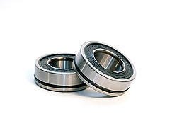 Axle Bearing - 2.835 in OD - 1.377 in ID - Ball Bearing - Lock Rings / O-Rings Included - Small Ford - Pair