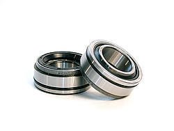 Axle Bearing - 2.835 in OD - 1.562 in ID - Ball Bearing - Lock Rings / O-Rings Included - Small Ford Aftermarket - Pair