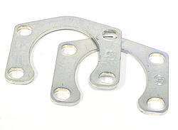 Axle Retaining Plate - Steel - Natural - Big Bearing Torino / Small Ford - Pair