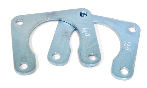Axle Retaining Plate - Steel - Zinc Oxide - GM 10 / 12-Bolt - Pair