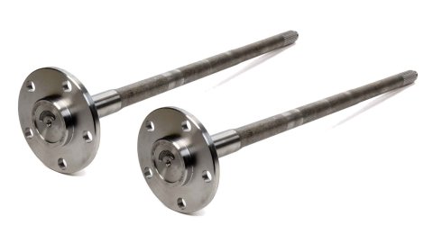Axle Shaft - 28.438 in Long - 26 Spline Carrier - 5 x 4.75 in Bolt Pattern - C-Clip - Steel - Natural - GM 10-Bolt - Pair