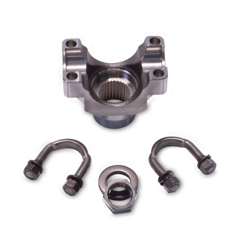 Pinion Yoke - 30 Spline - Steel - Natural - 1310 U-Joint - GM 12-Bolt - Kit