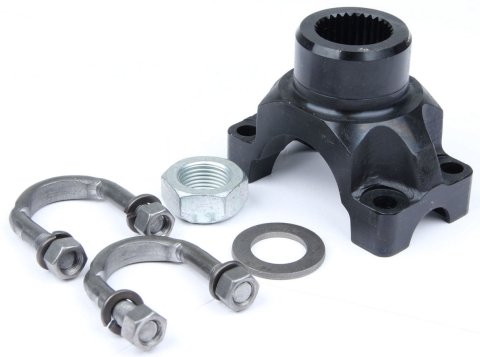 Pinion Yoke - 29 Spline - Billet Steel - Natural - 1350 U-Joint - Mopar 8.75 in - Kit