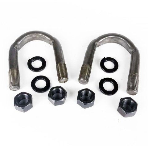 Universal Joint U-Bolt Kit - Nuts / Washers Included - Steel - Natural - 1350 Series Yoke - Kit