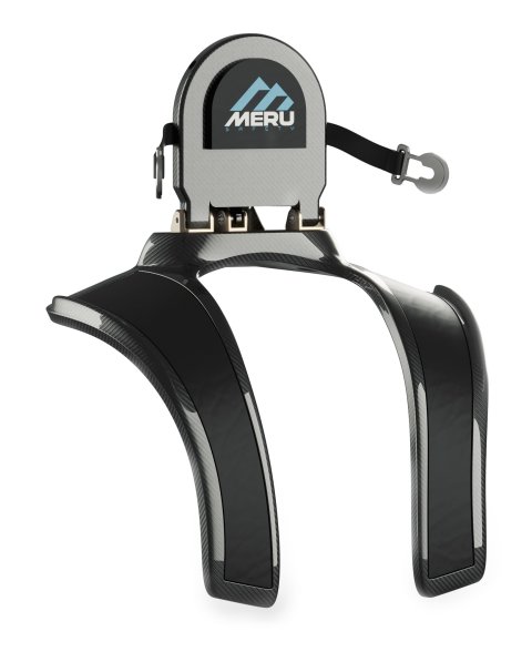 Head and Neck Support - Ascent Carbon - SFI 38.1 - Inertia Dampening System - Small / Medium - Carbon Fiber - Black - Kit