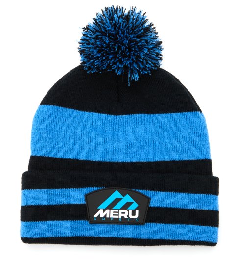 Hat - Beanie - Embroidered Meru Logo - Black - Each