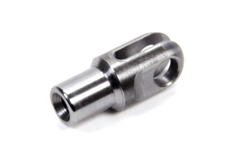 Tube End - Weld-On - Clevis - 0.130 in Slot - 1/4 in Bore - 1/2 in Tube - 0.058 in Wall - Chromoly - Natural - Each