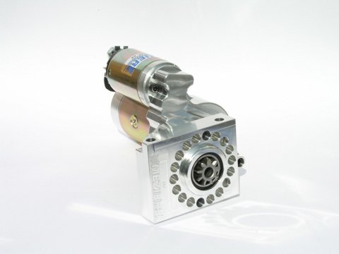 Starter - 400 Series True Start - Gear Reduction - Adjustable Block - 139 Tooth 10 Pitch Flywheel - Straight Mount - Chevy V8 - Each