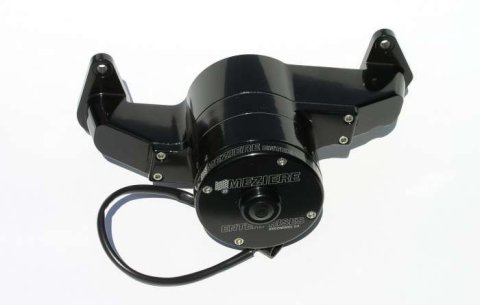 Water Pump - Electric - 100 Series - 1 in NPT Female Inlet - Gaskets / Hardware / Wiring - Aluminum - Black Anodized - Big Block Ford - Kit