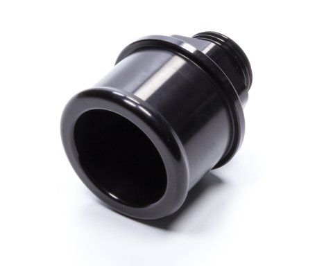 Fitting - Water Pump - Straight - 12 AN Male O-Ring to 1-3/4 in Hose Barb - Aluminum - Black Anodized - Meziere Water Pumps - Each