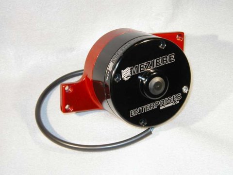 Water Pump Motor - Center Section - 35 gpm - Electric - 12V - Red - Meziere 100 Series Electric Water Pumps - Each