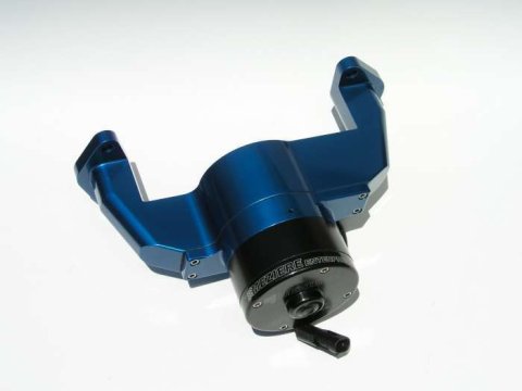 Water Pump - Electric - 100 Series - 1 in NPT Female Inlet - Gaskets / Hardware / Wiring - Aluminum - Blue Anodized - Ford FE-Series - Kit