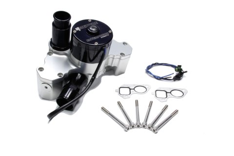 Water Pump - Electric - 1-3/4 in Hose Barb Inlet - Gaskets / Hardware / Wiring - Aluminum - Natural - GM LS-Series - Kit