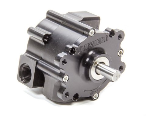 Water Pump - Mechanical - Remote Mount - 20 AN Female O-Ring Inlet - 12 AN Female O-Ring Outlets - Aluminum - Black Anodized - Universal - Each