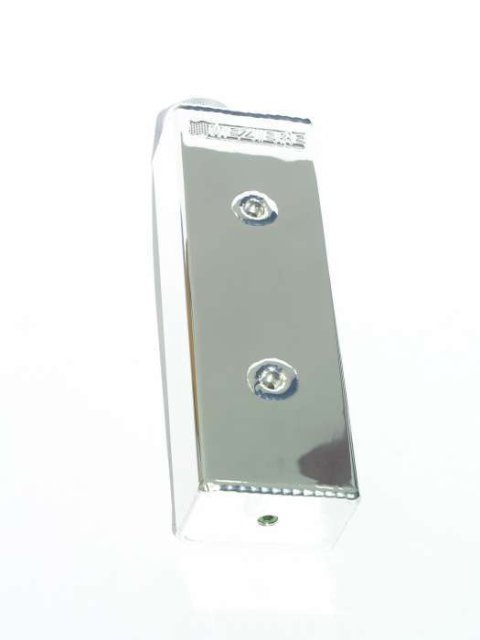 Recovery Tank - Coolant - 28 oz - 2 x 3 x 9 in Tall - 1/8 in NPT Female Inlet - 1/8 in NPT Female Outlet - Aluminum - Polished - Each