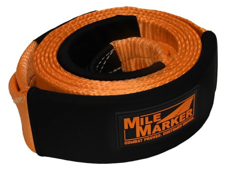 Tow Strap - 3 in Wide - 30 ft Long - 30000 lb Capacity - Nylon - Orange - Each