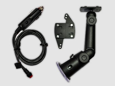 Computer Mounting Bracket - G-Series - Windshield Mount - Suction Cup - Car Charger Included - Monit Rally Computers - Each