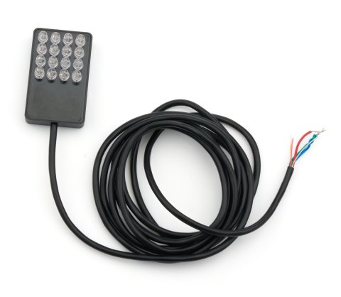 Speed Warning Light - LED - 2 m Cable Length - Red Light - Monit G200 Plus Computer - Each