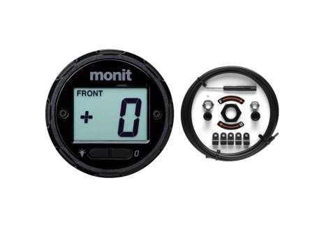 Brake Bias Adjuster - Digital - Remote - Bolt-On - 3/8-24 in / 7/16-20 in Thread - 59 in Cable - Knob Adjuster - Plastic - Black - Kit