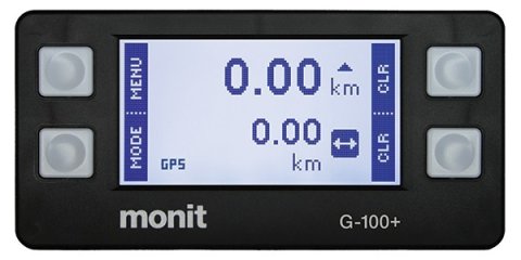 Rally Computer - G-Series Plus - GPS / Trip Meter - Programmable - LCD Screen - Black - Each