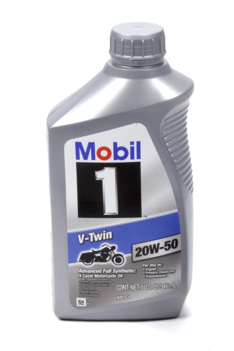 Motor Oil - V-Twin - 20W50 - Synthetic - 1 qt Bottle - V-Twin Motorcycles - Each
