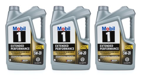 Motor Oil - Extended Performance - 5W20 - Synthetic - 5 qt Jug - Set of 3