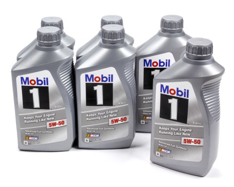 Motor Oil - 5W50 - Synthetic - 1 qt Bottle - Set of 6