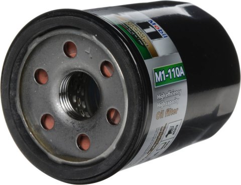 Oil Filter - Canister - Screw-On - 3.375 in Tall - 20 mm x 1.50 Thread - Steel - Black Paint - Various Applications - Each