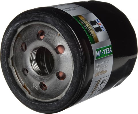 Oil Filter - Extended Performance - Canister - Screw-On - 3.08 in Tall - 13/16-16 in Thread - Steel - Black Paint - GM - Each