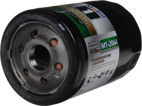 Oil Filter - Extended Performance - Canister - Screw-On - 4.19 in Tall - 13/16-16 in Thread - Steel - Black Paint - GM / Saab / Saturn - Each