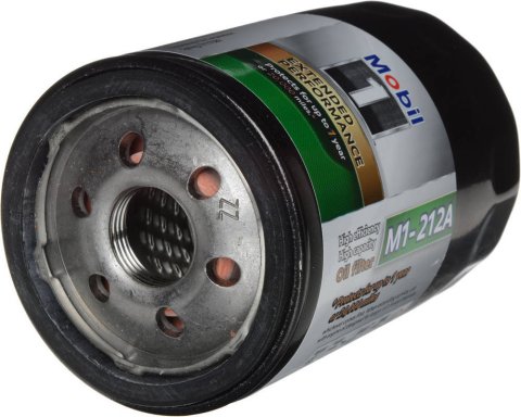 Oil Filter - Extended Performance - Canister - Screw-On - 4.87 in Tall - 22 mm x 1.50 in Thread - Steel - Black Paint - Various Applications - Each