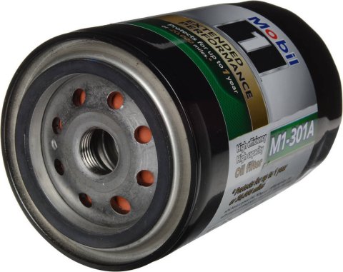 Oil Filter - Extended Performance - Canister - Screw-On - 5.37 in Tall - 3/4-16 in Thread - Steel - Black Paint - Various Applications - Each