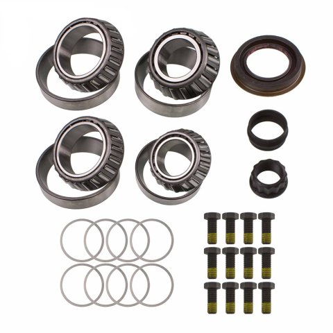 Differential Installation Kit - Master - Bearings / Crush Sleeve / Hardware / Seals / Shims - 11.5 in - AAM 14-Bolt - Kit