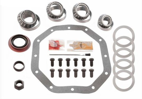 Differential Installation Kit - Master - Bearings / Crush Sleeve / Gaskets / Hardware / Seals / Shims / Thread Locker - Mopar 9.25 in - Kit
