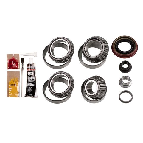 Differential Bearing Kit - Bearings / Crush Sleeve / RTV / Seal / Pinion Nut / Thread Locker - Ford 9.75 in - Kit