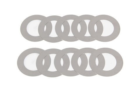 Spindle Shim - 0.007 in Thick - Steel - Natural - MPD Sprint Car Spindle - Set of 10