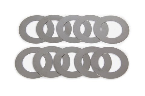 Spindle Shim - 0.010 in Thick - Steel - Natural - MPD Sprint Car Spindle - Set of 10